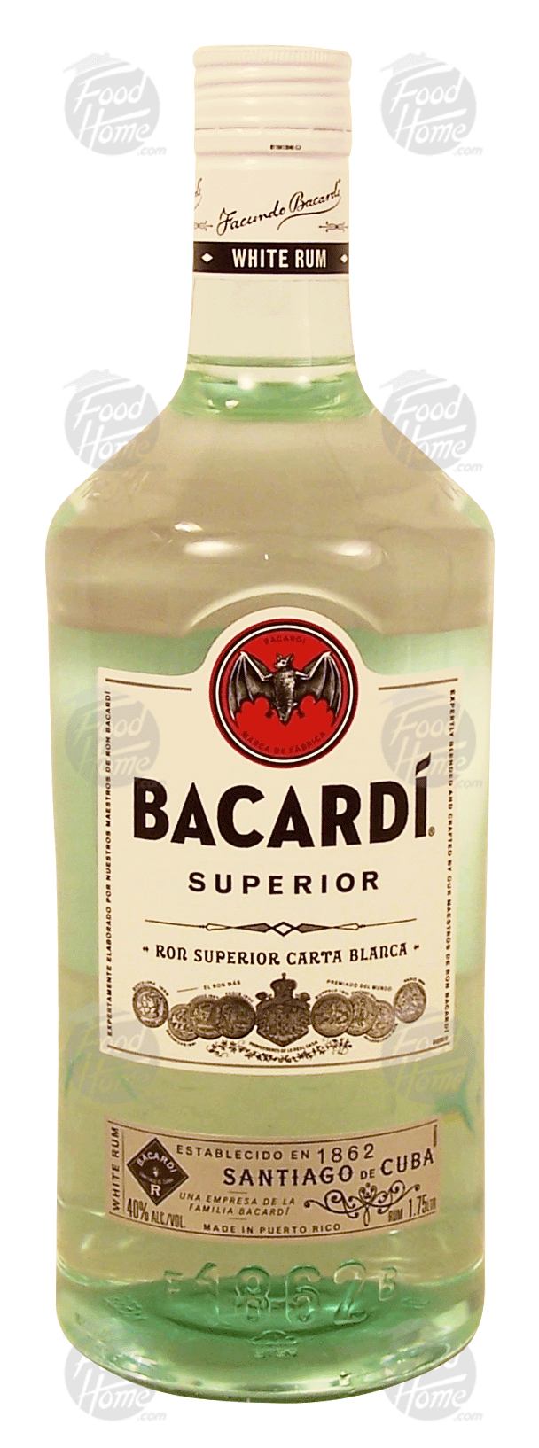 Bacardi Superior white rum, 40% alc. by vol. Full-Size Picture